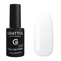 Grattol Color Gel Polish White (001)